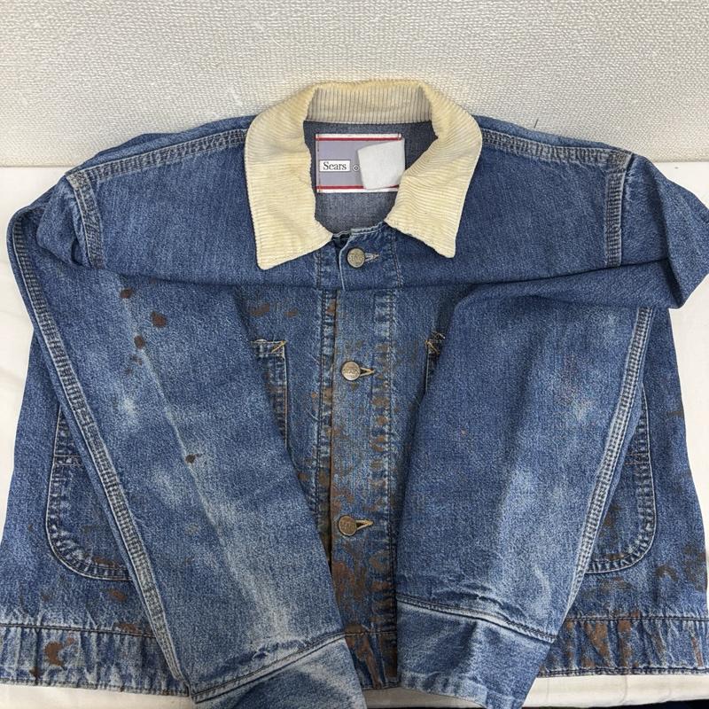 シアーズ SEARS ジャケット、上着 ジャンパー、ブルゾン 70s WORK OUTERWEAR デニム カバーオール ジャケット 青 / ブルー / blue メンズ USED 古着 中古 50159231