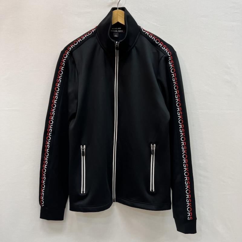 マイケルコース MICHAEL KORS ジャケット、上着 ジャンパー、ブルゾン ロゴテープ トラックジャケット ジャージ S 黒 / ブラック / black メンズ USED 古着 中古 50159235