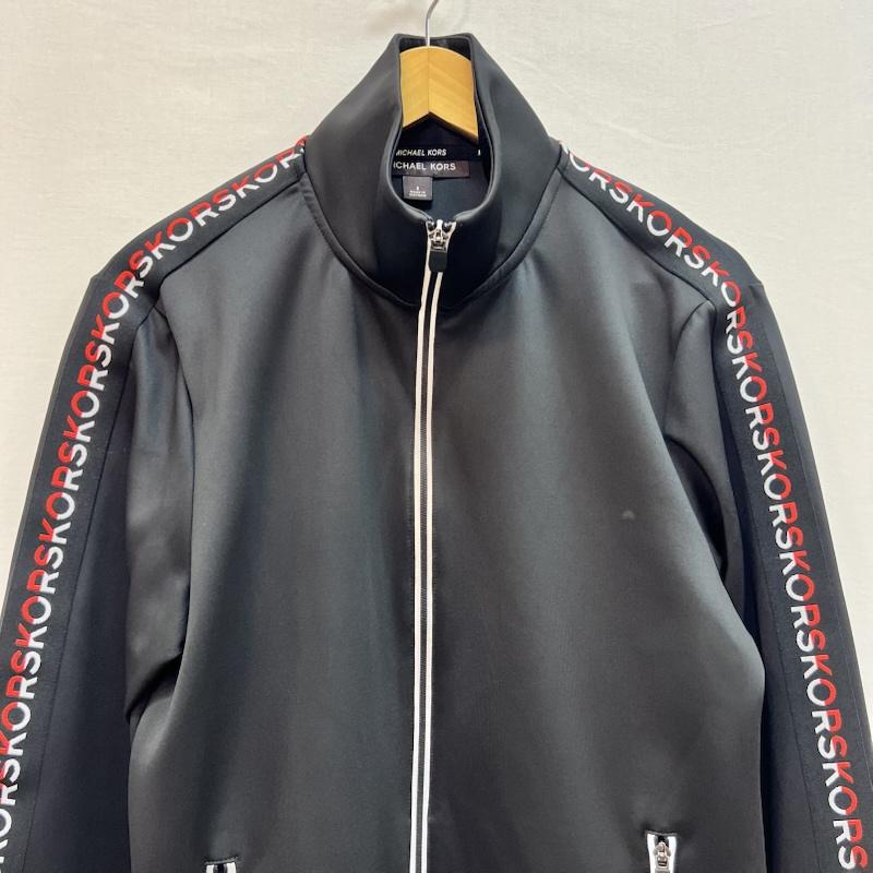マイケルコース MICHAEL KORS ジャケット、上着 ジャンパー、ブルゾン ロゴテープ トラックジャケット ジャージ S 黒 / ブラック / black メンズ USED 古着 中古 50159235