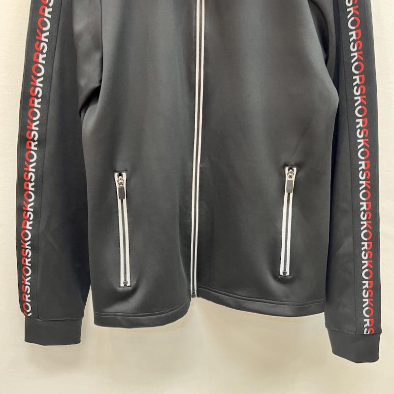 マイケルコース MICHAEL KORS ジャケット、上着 ジャンパー、ブルゾン ロゴテープ トラックジャケット ジャージ S 黒 / ブラック / black メンズ USED 古着 中古 50159235