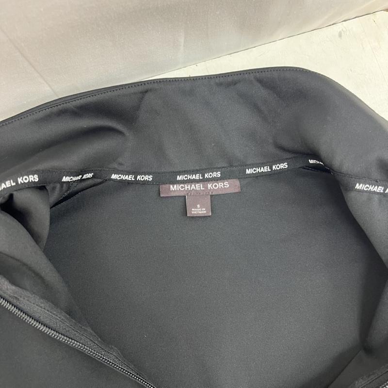 マイケルコース MICHAEL KORS ジャケット、上着 ジャンパー、ブルゾン ロゴテープ トラックジャケット ジャージ S 黒 / ブラック / black メンズ USED 古着 中古 50159235