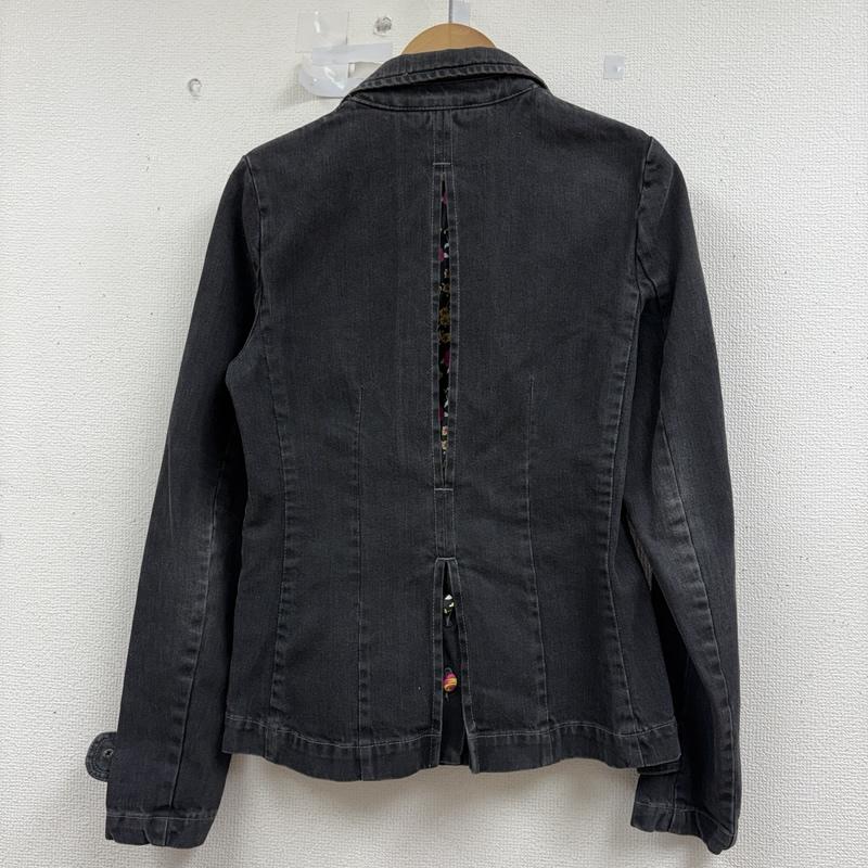 ケンゾー KENZO ジャケット、上着 ジャケット、ブレザー 花柄 テーラード ジャケット デニム 705213050 36 黒 / ブラック / black レディース USED 古着 中古 50159238