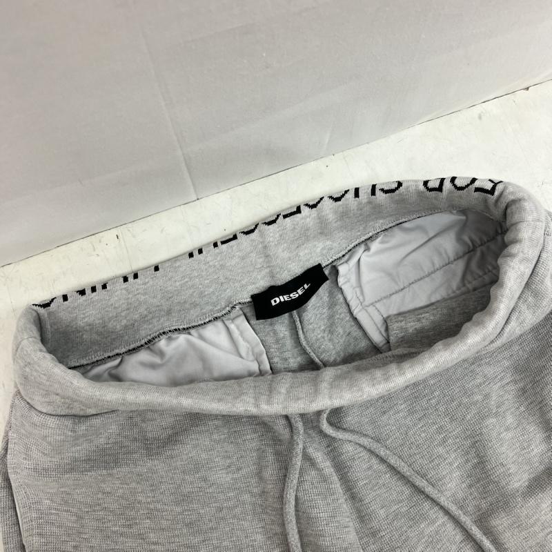 ディーゼル DIESEL パンツ ショートパンツ テクスチャードコットンブレンド スウェット ショーツ 00SQFP M 灰 / グレー / gray メンズ USED 古着 中古 50159246
