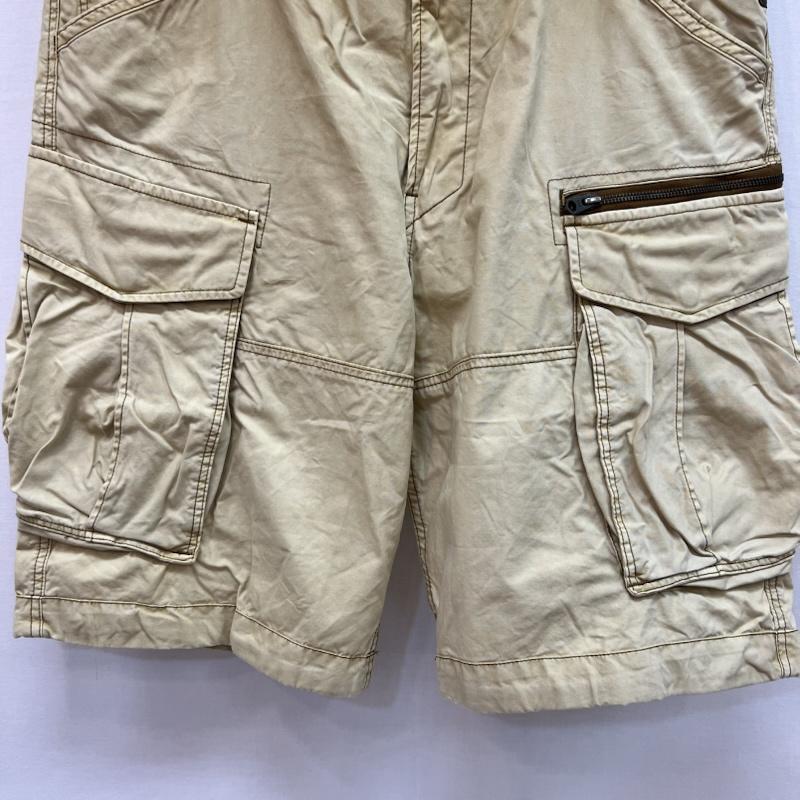 ジースターロゥ G-STAR RAW パンツ ショートパンツ Rovic Zip Relaxed 1/2 ウォッシュ加工 カーゴ ショートパンツ 35インチ メンズ USED 古着 中古 50159250