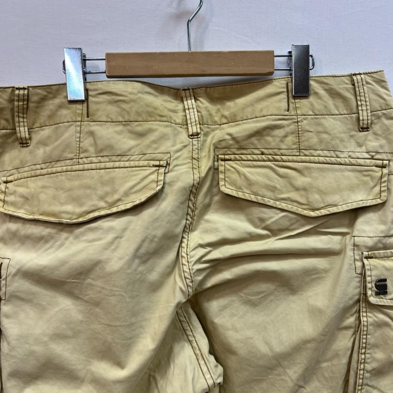 ジースターロゥ G-STAR RAW パンツ ショートパンツ Rovic Zip Relaxed 1/2 ウォッシュ加工 カーゴ ショートパンツ 35インチ メンズ USED 古着 中古 50159250