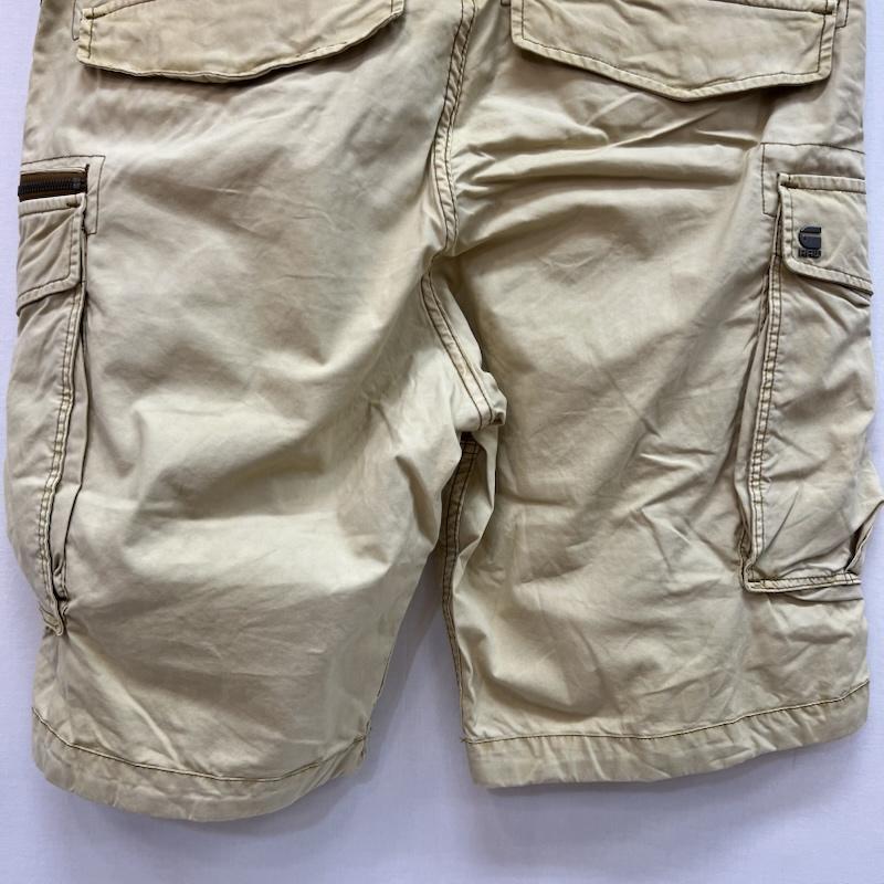 ジースターロゥ G-STAR RAW パンツ ショートパンツ Rovic Zip Relaxed 1/2 ウォッシュ加工 カーゴ ショートパンツ 35インチ メンズ USED 古着 中古 50159250