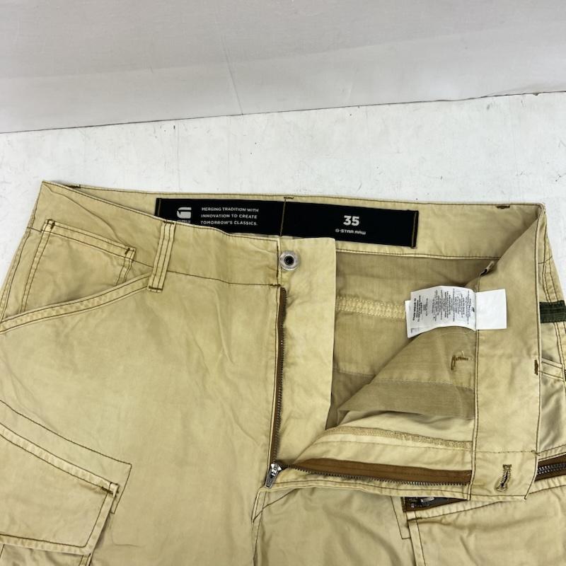 ジースターロゥ G-STAR RAW パンツ ショートパンツ Rovic Zip Relaxed 1/2 ウォッシュ加工 カーゴ ショートパンツ 35インチ メンズ USED 古着 中古 50159250