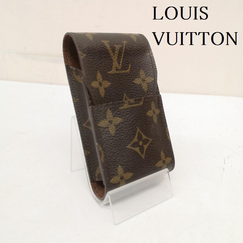 ルイヴィトン LOUIS VUITTON ファッション小物 喫煙グッズ モノグラム エテュイ シガレット シガレット タバコ ケース M63024 - 茶 / ブラウン / brown メンズ USED 古着 中古 50159256