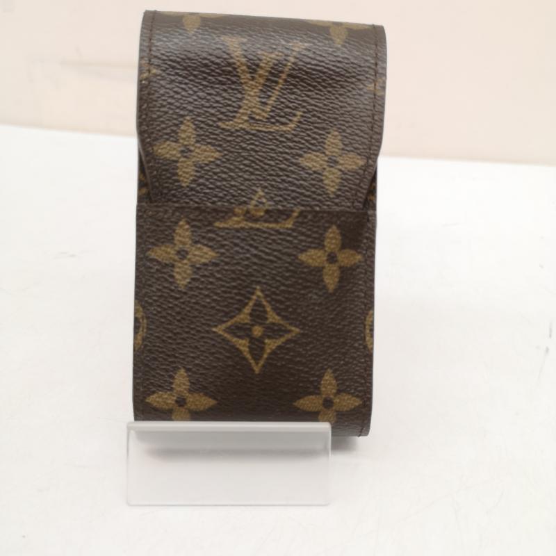 ルイヴィトン LOUIS VUITTON ファッション小物 喫煙グッズ モノグラム エテュイ シガレット シガレット タバコ ケース M63024 - 茶 / ブラウン / brown メンズ USED 古着 中古 50159256