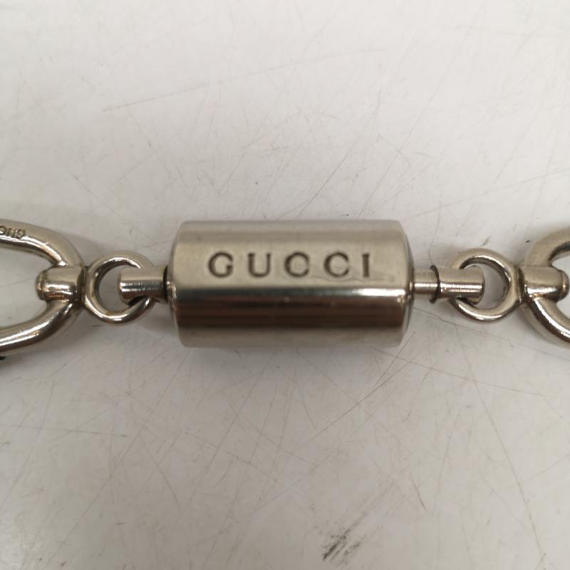 グッチ GUCCI キーホルダー キーホルダー ダブルフック カラビナ ギミック キーホルダー チャーム - 銀 / シルバー / silver color メンズ USED 古着 中古 50159259