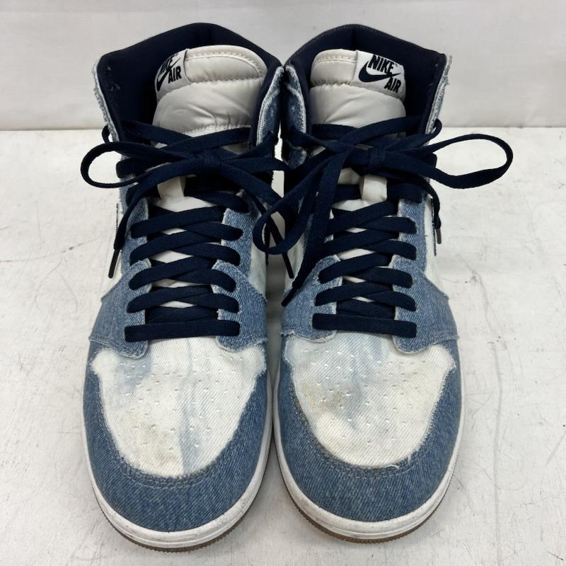 ナイキ NIKE スニーカー スニーカー AIR JORDAN 1 RETRO HIGH OG エアジョーダンワン デニム FQ2947-100 28.5cm メンズ USED 古着 中古 50159262