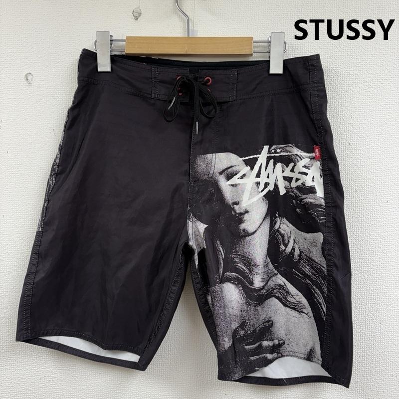 ステューシー STUSSY パンツ ショートパンツ History 8 1/2 Inseam ショートパンツ ハーフパンツ 29インチ 黒 / ブラック / black メンズ USED 古着 中古 50159267