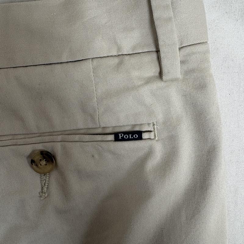 ラルフローレン RALPHLAUREN パンツ スラックス インドネシア製 STRETCH CLASSIC FIT 41381 34インチ ベージュ / ベージュ / beige メンズ USED 古着 中古 50159269