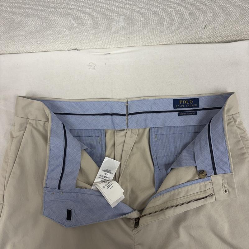 ラルフローレン RALPHLAUREN パンツ スラックス インドネシア製 STRETCH CLASSIC FIT 41381 34インチ ベージュ / ベージュ / beige メンズ USED 古着 中古 50159269