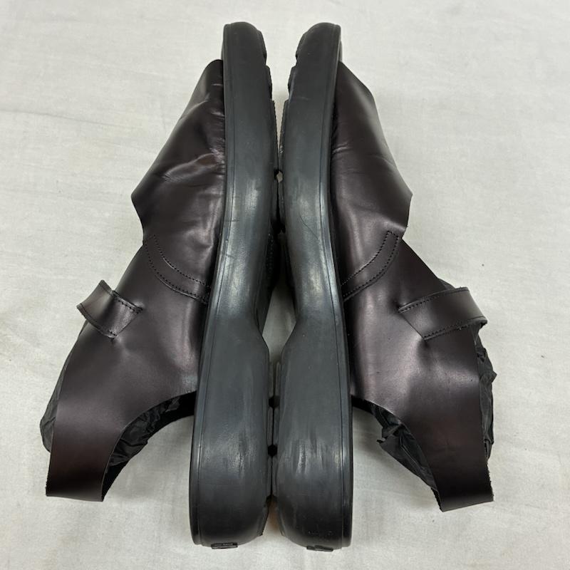 エンポリオアルマーニ EMPORIO ARMANI サンダル サンダル レザー メタル バックル ストラップ サンダル 43 27.0cm メンズ USED 古着 中古 50159278