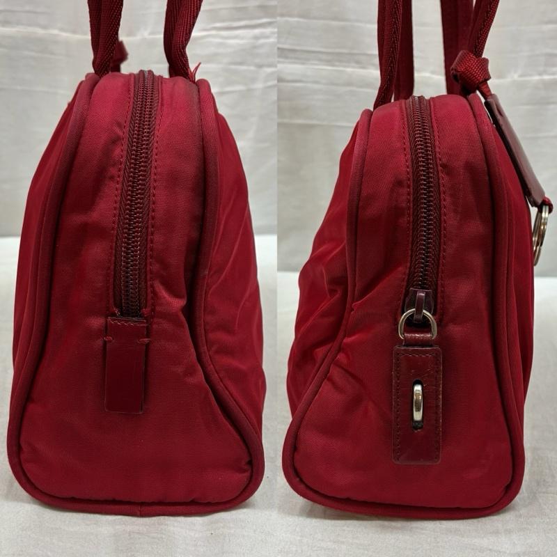 プラダ PRADA トートバッグ トートバッグ テスート ナイロン ミニ ボストン トート バッグ 肩掛け 三角ロゴプレート - レディース USED 古着 中古 50159282