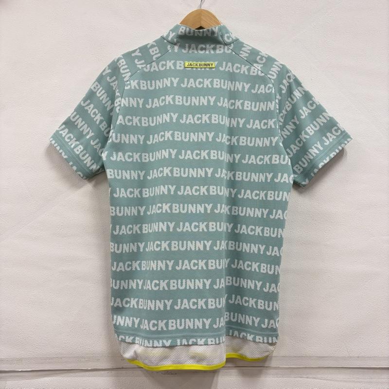 古着 USED シャツ、ブラウス 半袖 JACK BUNNY ジャックバニー ゴルフ ウェア 総柄 ロゴ ワッペン 半袖 ハーフジップ 6 ロゴ、文字 X プリント X 刺繍 マルチカラー / マルチカラー / multicolor メンズ USED 古着 中古 50159290