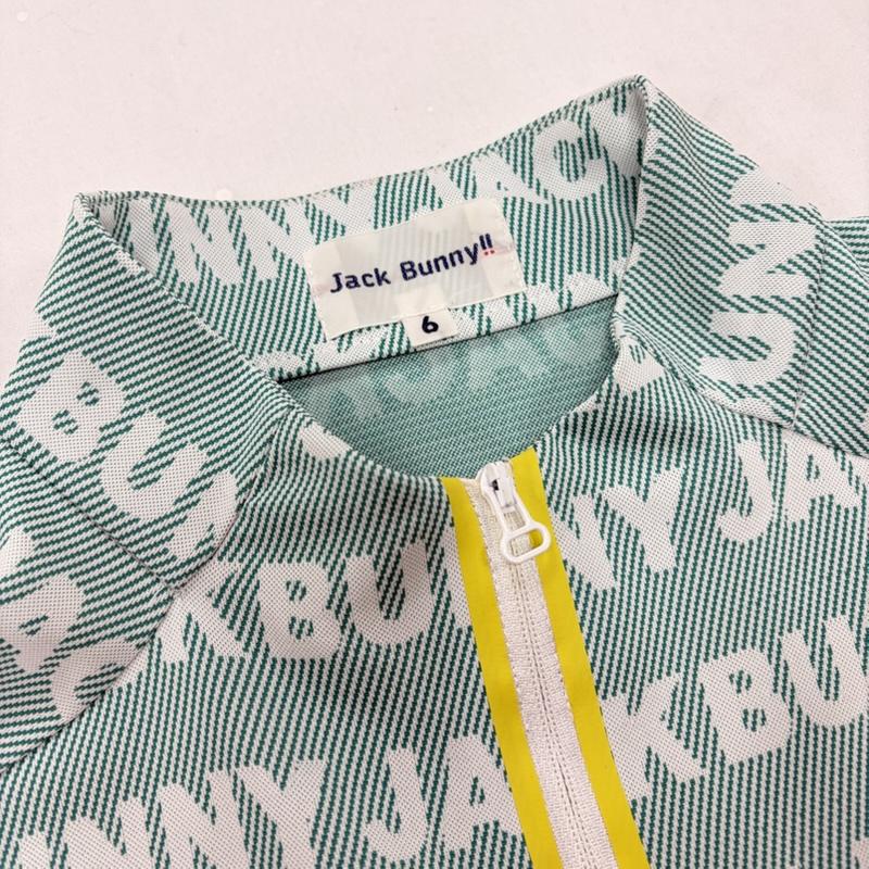 古着 USED シャツ、ブラウス 半袖 JACK BUNNY ジャックバニー ゴルフ ウェア 総柄 ロゴ ワッペン 半袖 ハーフジップ 6 ロゴ、文字 X プリント X 刺繍 マルチカラー / マルチカラー / multicolor メンズ USED 古着 中古 50159290