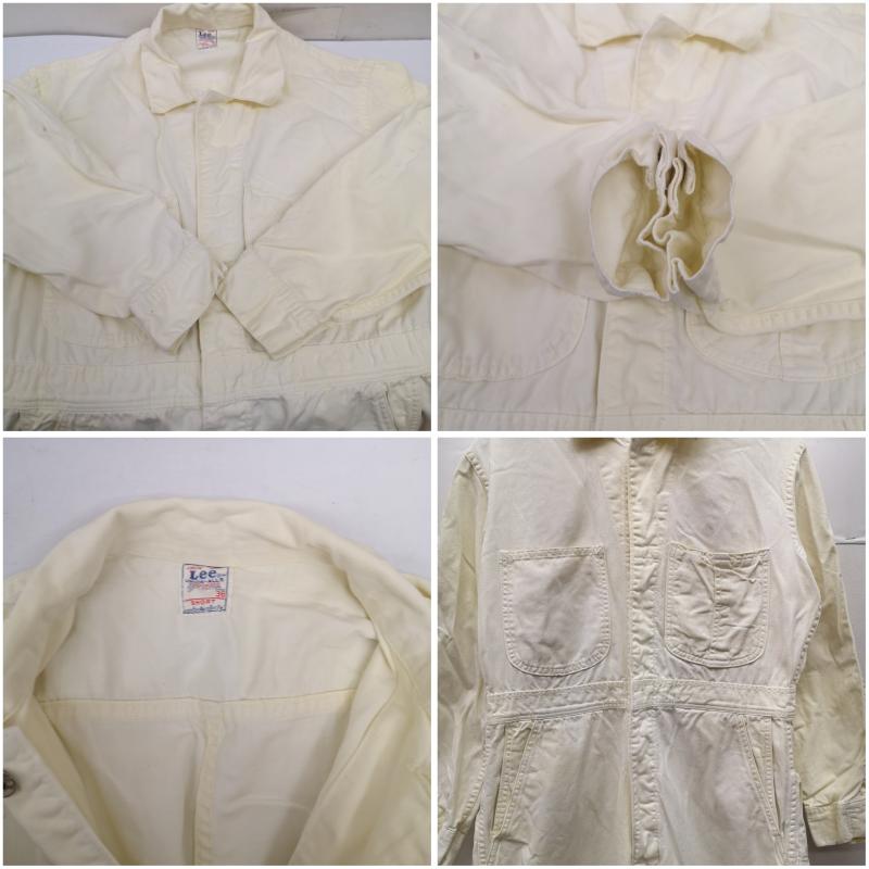 リー Lee サロペット・オーバーオール サロペット、オーバーオール 50s VINTAGE Union-Alls ジャンプスーツ つなぎ 36 白 / ホワイト / white メンズ USED 古着 中古 50159291