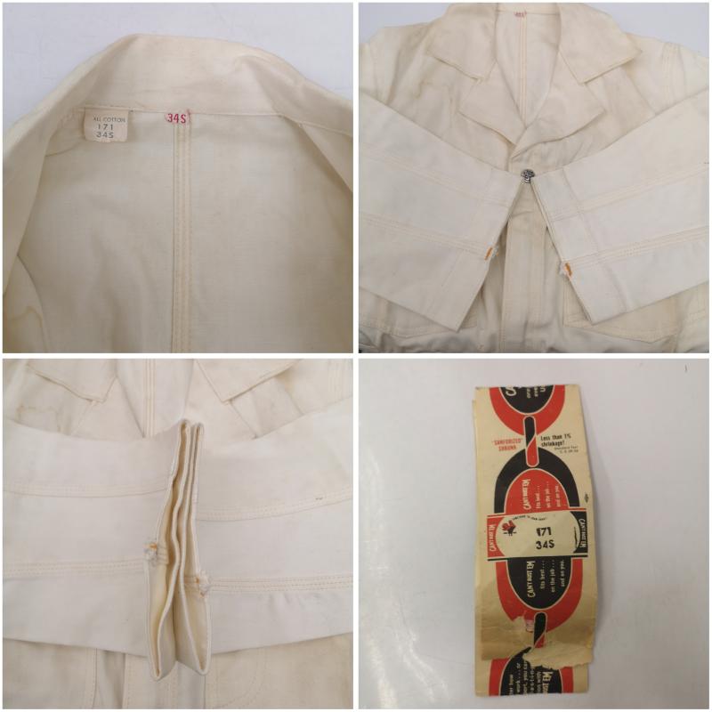 ヴィンテージ VINTAGE サロペット・オーバーオール サロペット、オーバーオール 50s CAN’T BUST EM ジャンプスーツ つなぎ オールインワン ノンオッシュ 34 白 / ホワイト / white メンズ USED 古着 中古 50159293