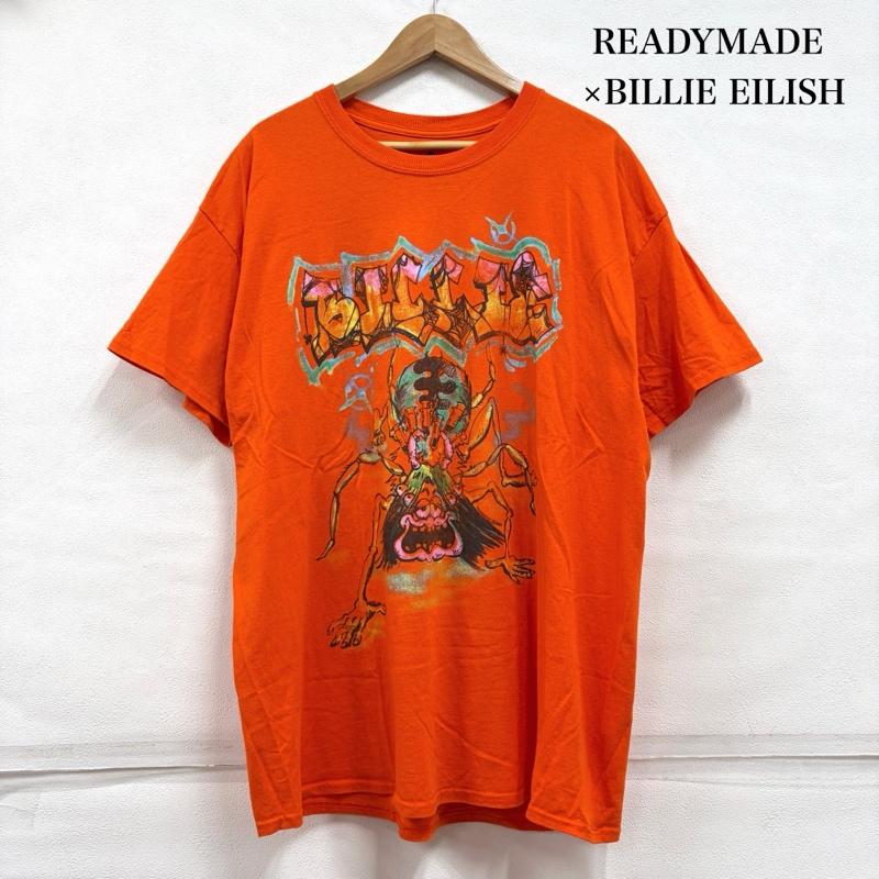 レディーメイド READY MADE Tシャツ 半袖 Billie Eilish ビリー・アイリッシュ コラボ 半袖 Tシャツ グラフィック プリント XL プリント 橙 / オレンジ / orange X マルチカラー / マルチカラー / multicolor メンズ USED 古着 中古 50159296