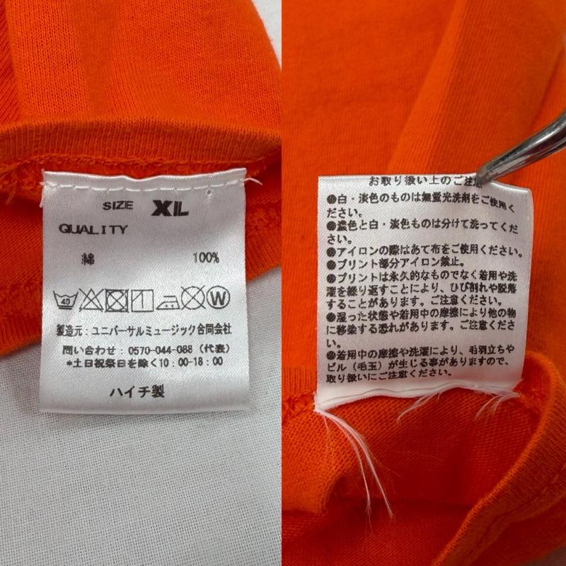 レディーメイド READY MADE Tシャツ 半袖 Billie Eilish ビリー・アイリッシュ コラボ 半袖 Tシャツ グラフィック プリント XL プリント 橙 / オレンジ / orange X マルチカラー / マルチカラー / multicolor メンズ USED 古着 中古 50159296