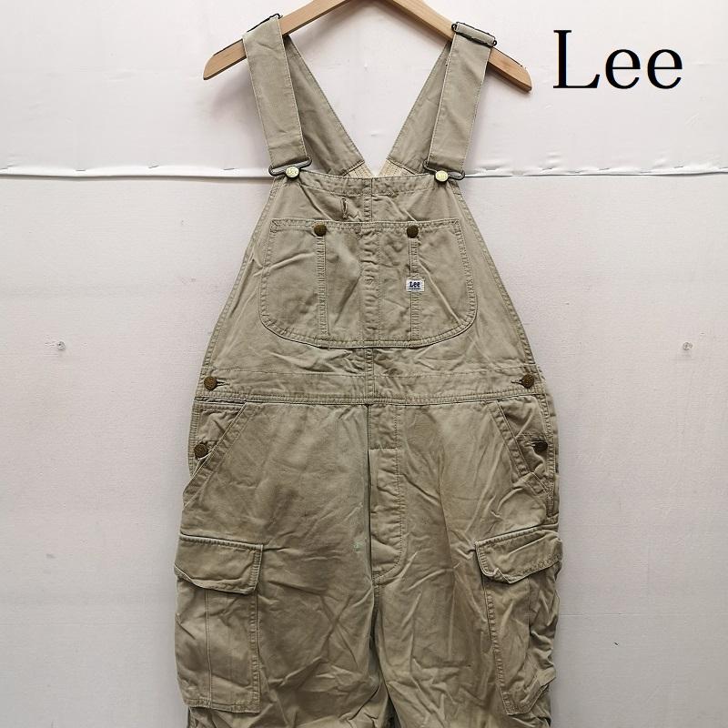 リー Lee サロペット・オーバーオール サロペット、オーバーオール 2294 ミリタリー オーバーオール ローバック カーゴポケット 34x34 34 カーキ / カーキ / khaki メンズ USED 古着 中古 50159305