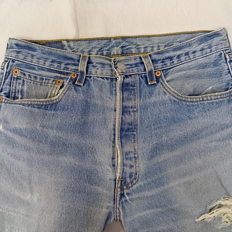 リーバイス Levi s パンツ デニム、ジーンズ levi s 501xx 01年製 made in USA ライトブルー W33 L34 33インチ 無地 水色 / ライトブルー / メンズ USED 古着 中古 50159311
