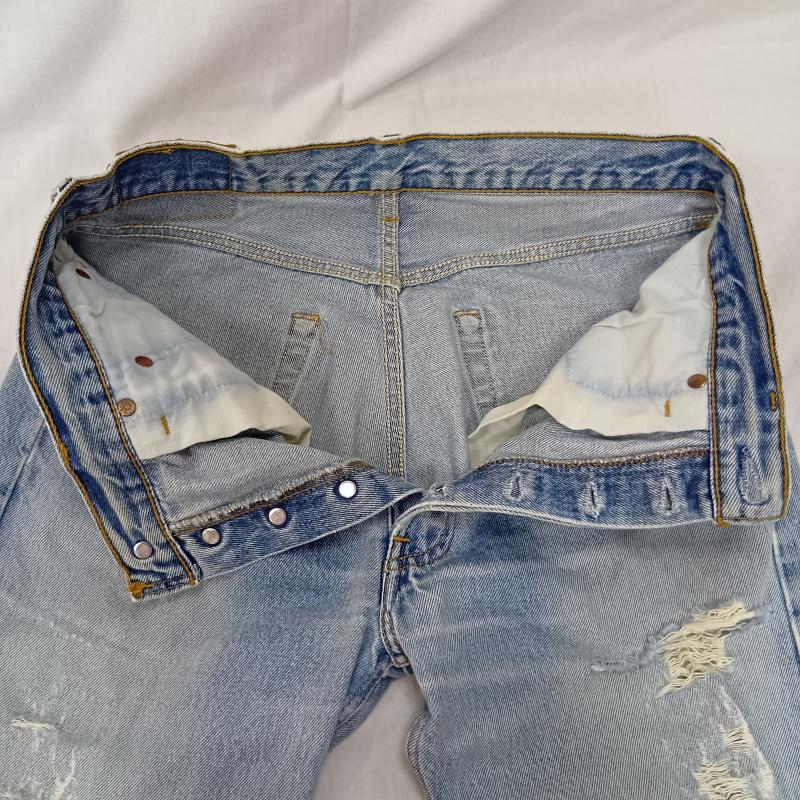 リーバイス Levi s パンツ デニム、ジーンズ levi s 501xx 01年製 made in USA ライトブルー W33 L34 33インチ 無地 水色 / ライトブルー / メンズ USED 古着 中古 50159311