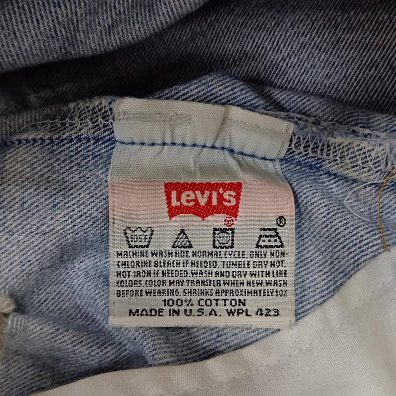 リーバイス Levi s パンツ デニム、ジーンズ levi s 501xx 01年製 made in USA ライトブルー W33 L34 33インチ 無地 水色 / ライトブルー / メンズ USED 古着 中古 50159311