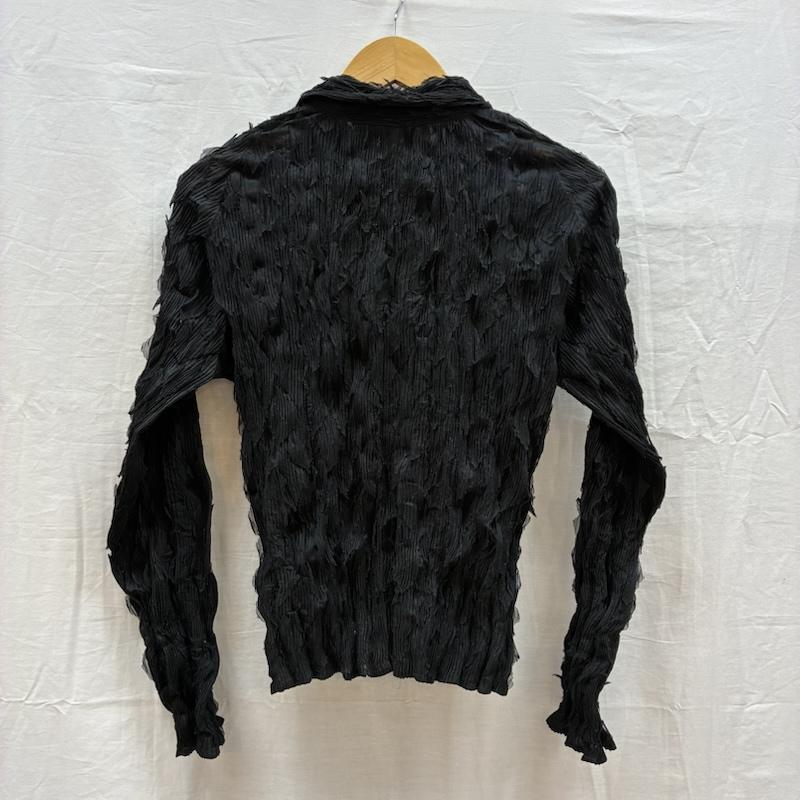 イッセイミヤケ ISSEY MIYAKE シャツ、ブラウス 長袖 プリーツ チュール ロングスリーブ シャツ IM24FJ918 2 レディース USED 古着 中古 50159315