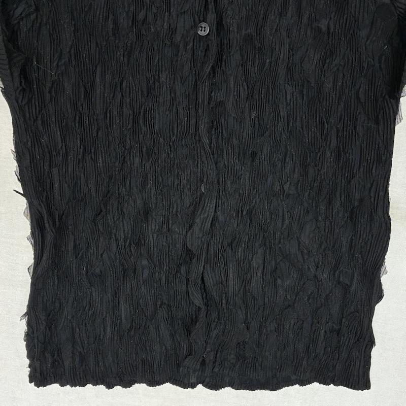 イッセイミヤケ ISSEY MIYAKE シャツ、ブラウス 長袖 プリーツ チュール ロングスリーブ シャツ IM24FJ918 2 レディース USED 古着 中古 50159315