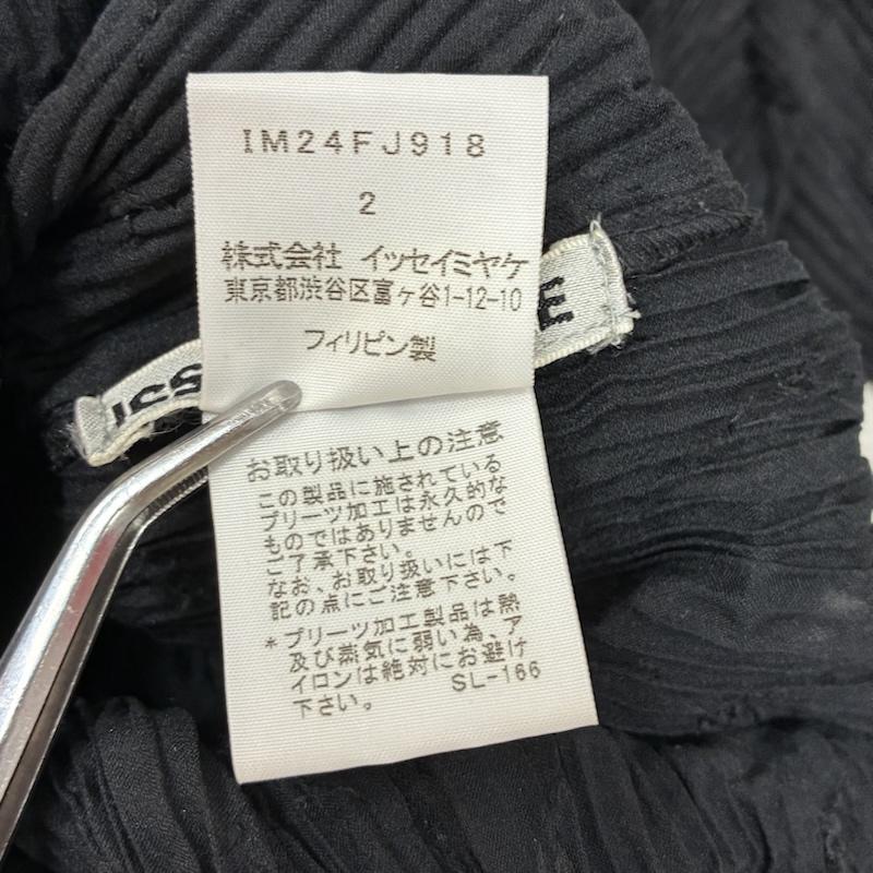 イッセイミヤケ ISSEY MIYAKE シャツ、ブラウス 長袖 プリーツ チュール ロングスリーブ シャツ IM24FJ918 2 レディース USED 古着 中古 50159315