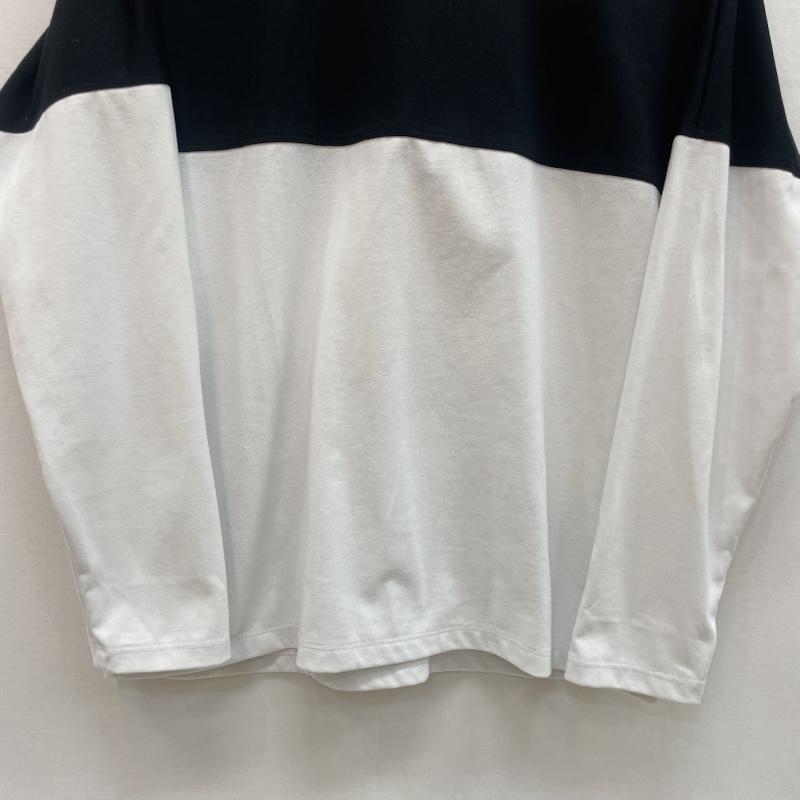 ザノースフェイス THE NORTH FACE Tシャツ 長袖 NT82384 バイカラー ロゴ 長袖 Tシャツ ロンT S 無地 X ロゴ、文字 白 / ホワイト / white X 黒 / ブラック / black メンズ USED 古着 中古 50159324