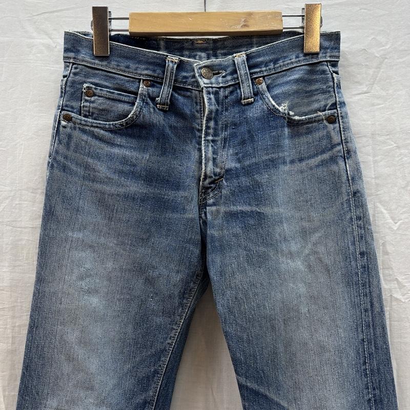 ヴィンテージ VINTAGE パンツ デニム、ジーンズ リーフボタン SCOVILL スコビル ジップ 内股シングル 脇割 デニム パンツ - メンズ USED 古着 中古 50159328