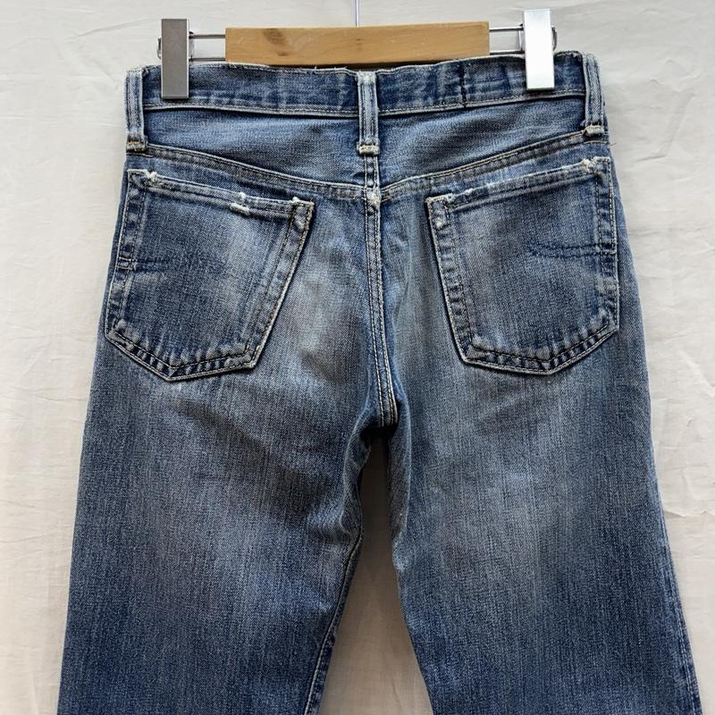 ヴィンテージ VINTAGE パンツ デニム、ジーンズ リーフボタン SCOVILL スコビル ジップ 内股シングル 脇割 デニム パンツ - メンズ USED 古着 中古 50159328