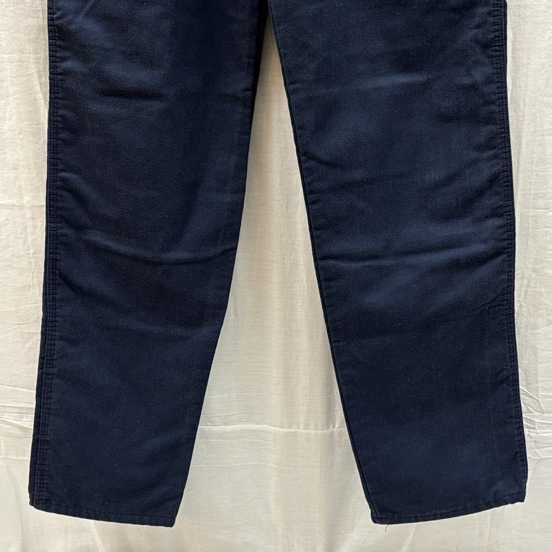 スミス SMITH ボトムス ボトムス ビンテージ 42TALAON ZIP ボタン裏ドット チェックライナー ワーク ペインターパンツ - 紺 / ネイビー / navy メンズ USED 古着 中古 50159330