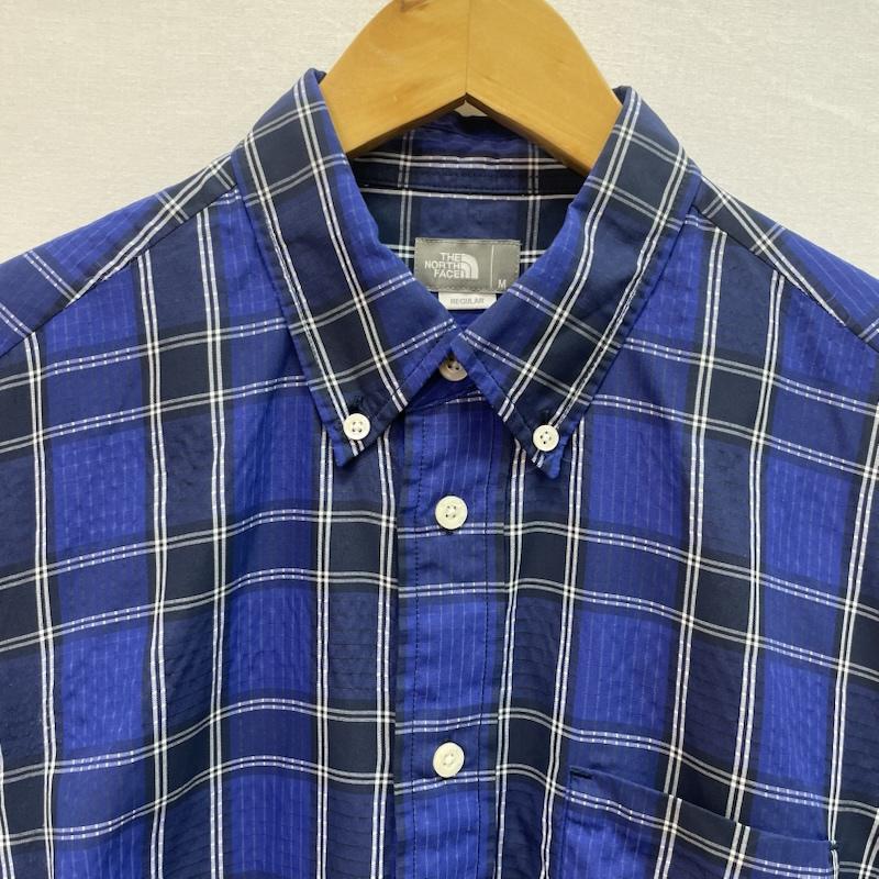 ザノースフェイス THE NORTH FACE シャツ、ブラウス 半袖 NR21969 Ocotillo Patch Shirt Dot Air Check M 格子柄 青 / ブルー / blue メンズ USED 古着 中古 50159338