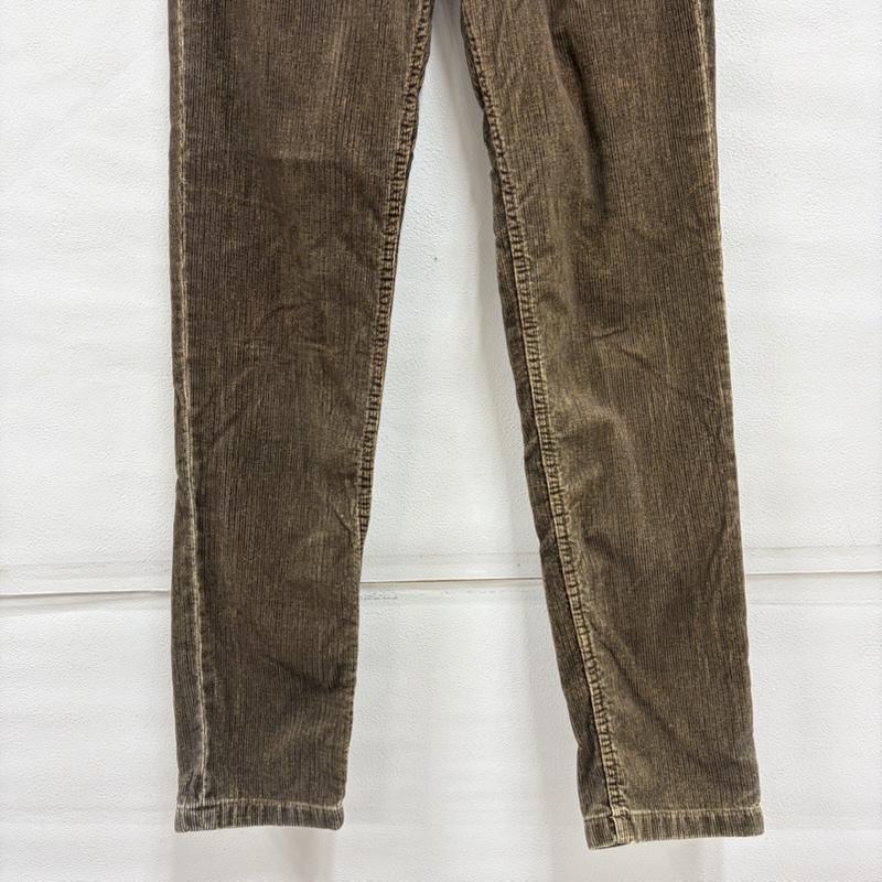 ヴィヴィアン ウエストウッド レッドレーベル Vivienne Westwood red label パンツ ワークパンツ、ペインターパンツ オーブ 刺繍 コーデュロイ パンツ ジッパーフライ 3 ロゴ、文字 X 刺繍 茶 / ブラウン / brown X ベージュ / ベージュ / beige レディース USED 古着 中古 50159339