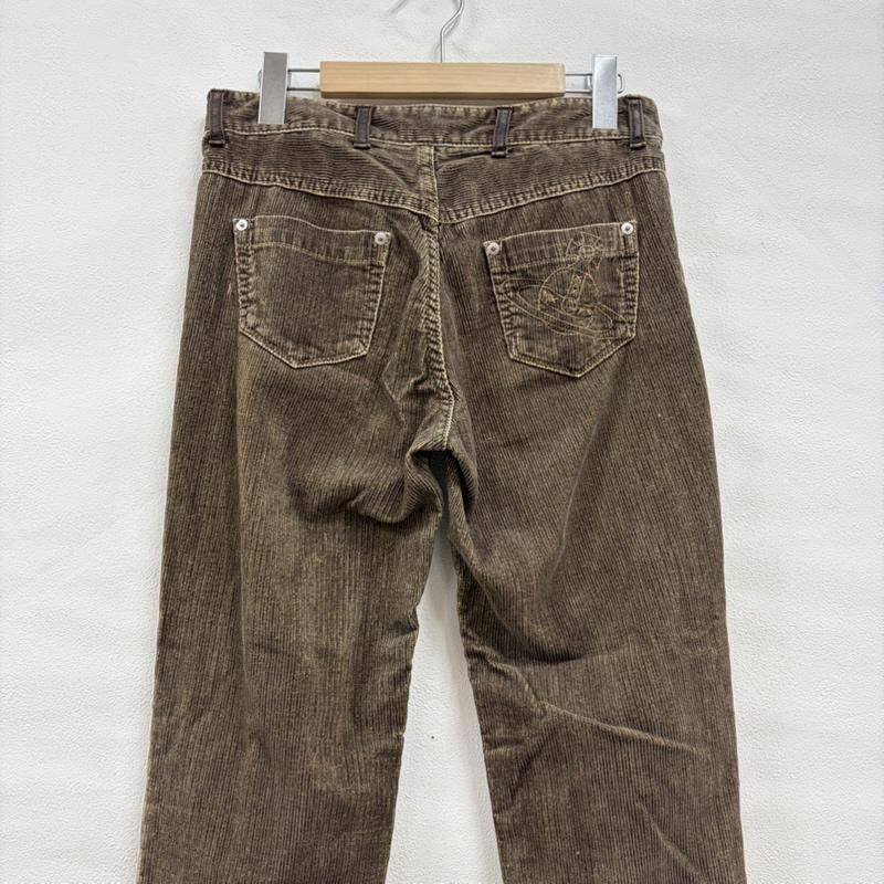 ヴィヴィアン ウエストウッド レッドレーベル Vivienne Westwood red label パンツ ワークパンツ、ペインターパンツ オーブ 刺繍 コーデュロイ パンツ ジッパーフライ 3 ロゴ、文字 X 刺繍 茶 / ブラウン / brown X ベージュ / ベージュ / beige レディース USED 古着 中古 50159339