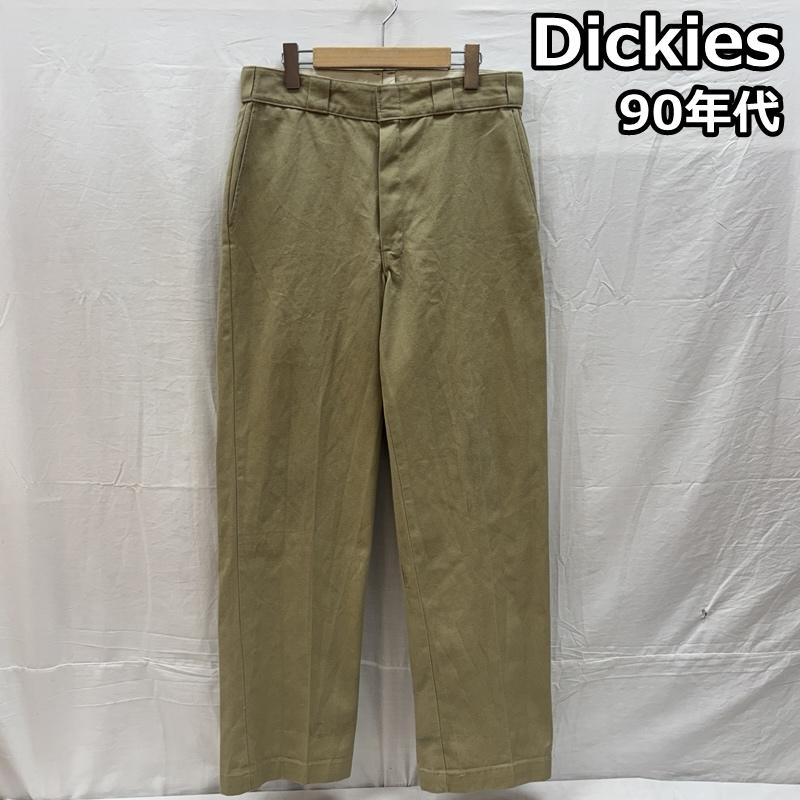 ディッキーズ Dickies パンツ ワークパンツ、ペインターパンツ 90年代 ビンテージ USA製 TALON タロンジップ ワーク パンツ 90s VINTAGE - ベージュ / ベージュ / beige メンズ USED 古着 中古 50159340