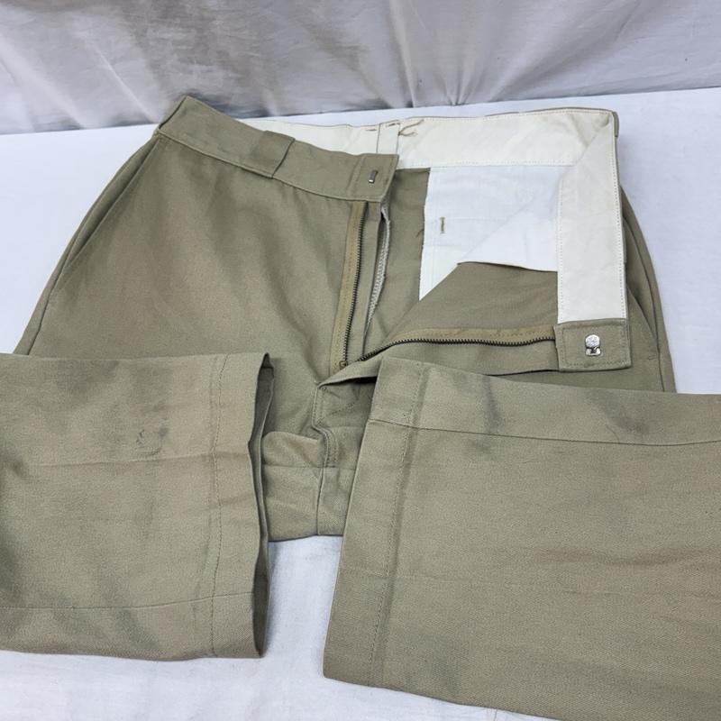 ディッキーズ Dickies パンツ ワークパンツ、ペインターパンツ 90年代 ビンテージ USA製 TALON タロンジップ ワーク パンツ 90s VINTAGE - ベージュ / ベージュ / beige メンズ USED 古着 中古 50159340