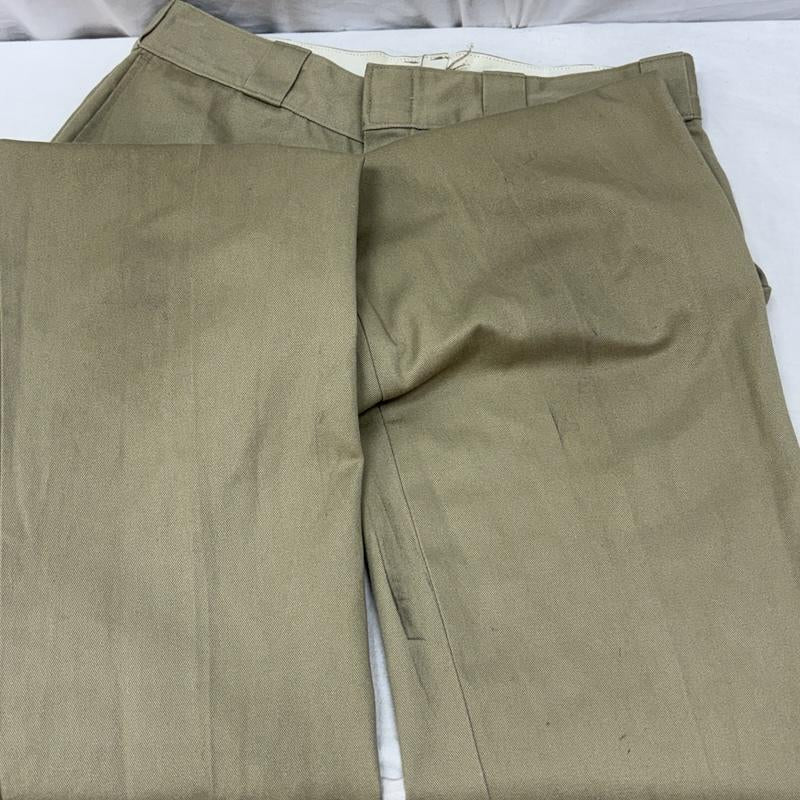 ディッキーズ Dickies パンツ ワークパンツ、ペインターパンツ 90年代 ビンテージ USA製 TALON タロンジップ ワーク パンツ 90s VINTAGE - ベージュ / ベージュ / beige メンズ USED 古着 中古 50159340