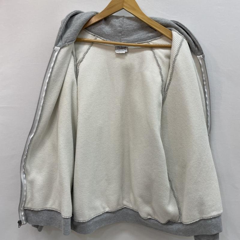 キャンバー CAMBER パーカー 長袖 chill-buster 裏地サーマル スウェット フルジップパーカー M 無地 灰 / グレー / gray メンズ USED 古着 中古 50159350