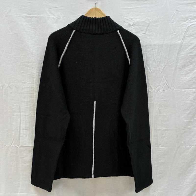 アルマーニ ジーンズ ARMANI JEANS カーディガン 長袖 ダブルジップ ドライバーズ ニット カーディガン XXL メンズ USED 古着 中古 50159355