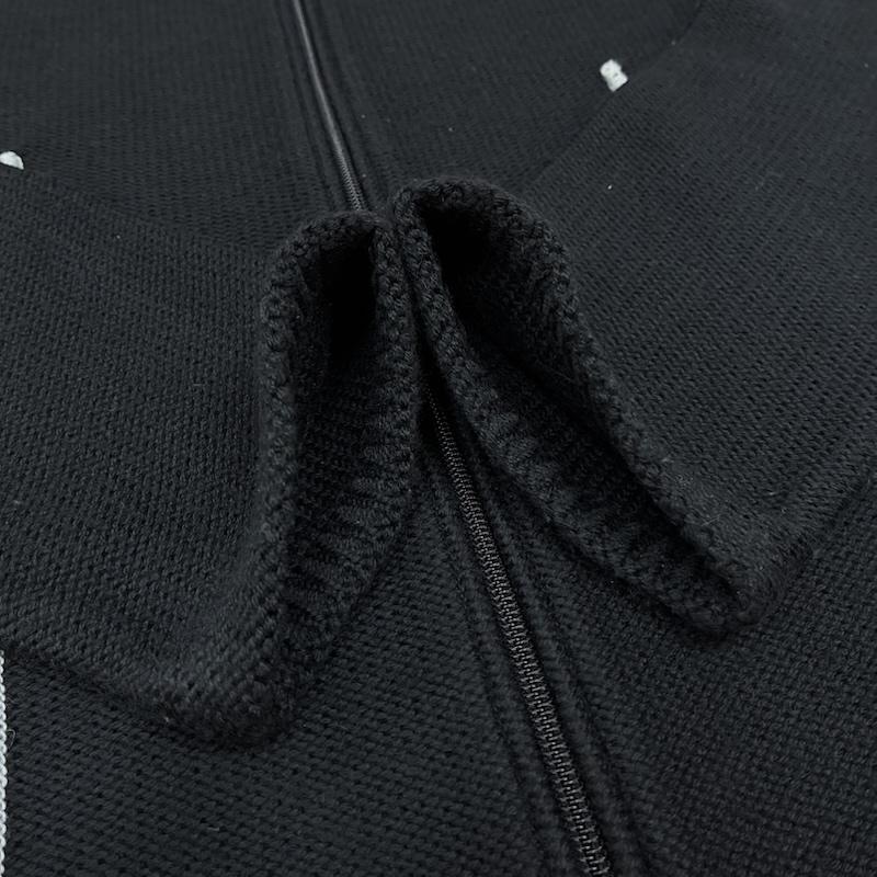 アルマーニ ジーンズ ARMANI JEANS カーディガン 長袖 ダブルジップ ドライバーズ ニット カーディガン XXL メンズ USED 古着 中古 50159355