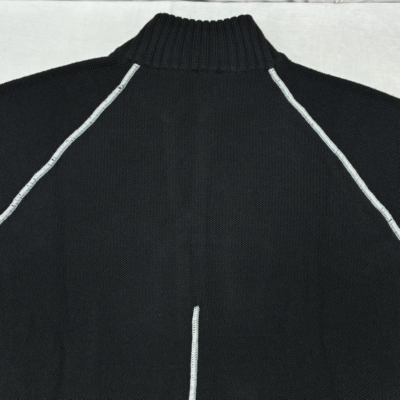 アルマーニ ジーンズ ARMANI JEANS カーディガン 長袖 ダブルジップ ドライバーズ ニット カーディガン XXL メンズ USED 古着 中古 50159355