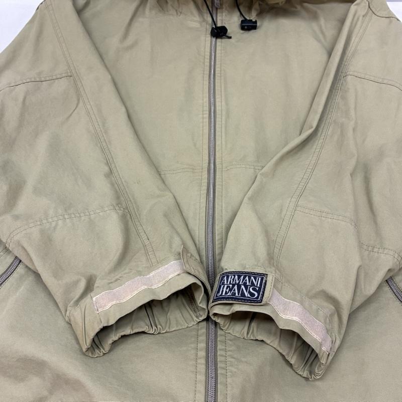 アルマーニ ジーンズ ARMANI JEANS ジャケット、上着 ジャンパー、ブルゾン ダブルジップ コットン フーデッド ジャケット マウンテン パーカー 50 メンズ USED 古着 中古 50159357