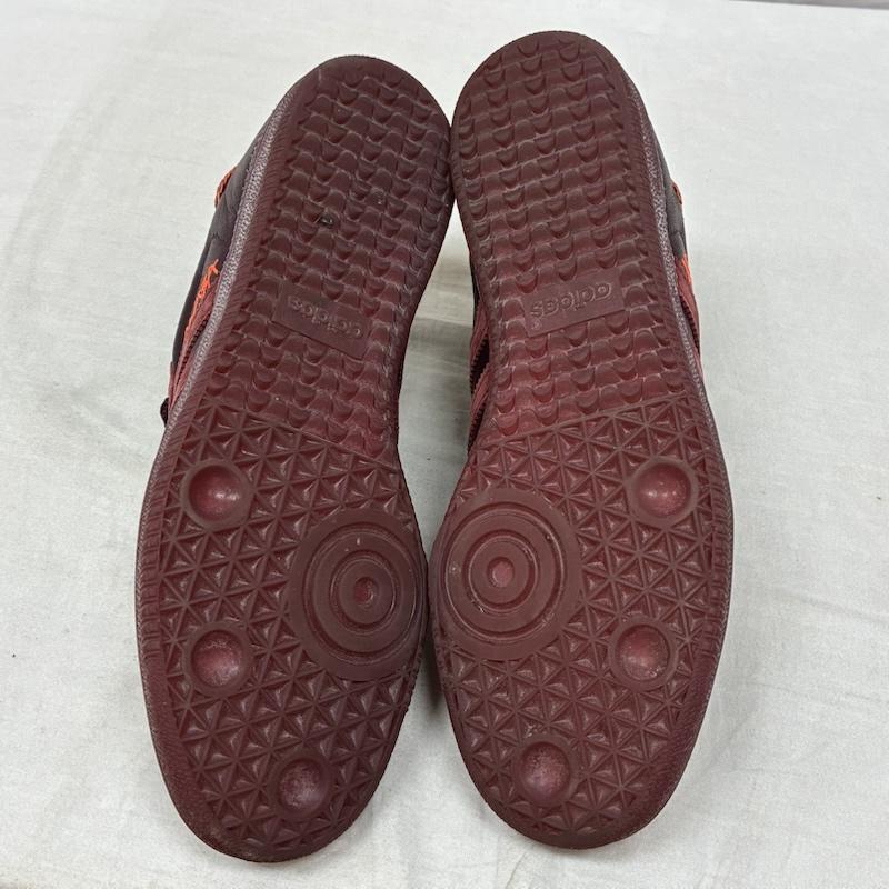 アディダスオリジナルス adidas originals スニーカー スニーカー Jonah Hill SAMBA Burgundy ジョナヒル FW7456 ローカット スニーカー 27.0cm メンズ USED 古着 中古 50159364