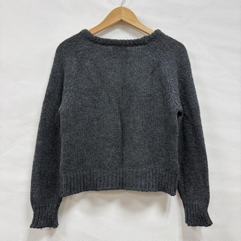 ヴィヴィアンウエストウッド Vivienne Westwood ニット、セーター 長袖 ANGLOMANIA アングロマニア 長袖 ニット セーター ラグランスリーブ ウール イタリア製 S ロゴ、文字 灰 / グレー / gray レディース USED 古着 中古 50159366
